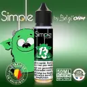 50ML - Simple - No 13 - TPD BE by Belgi'Ohm