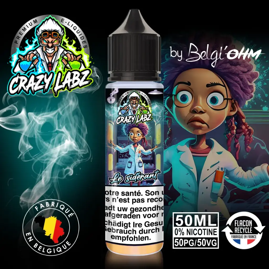 50ML - Crazy Labz - Le sidérant - TPD BE by Belgi'Ohm