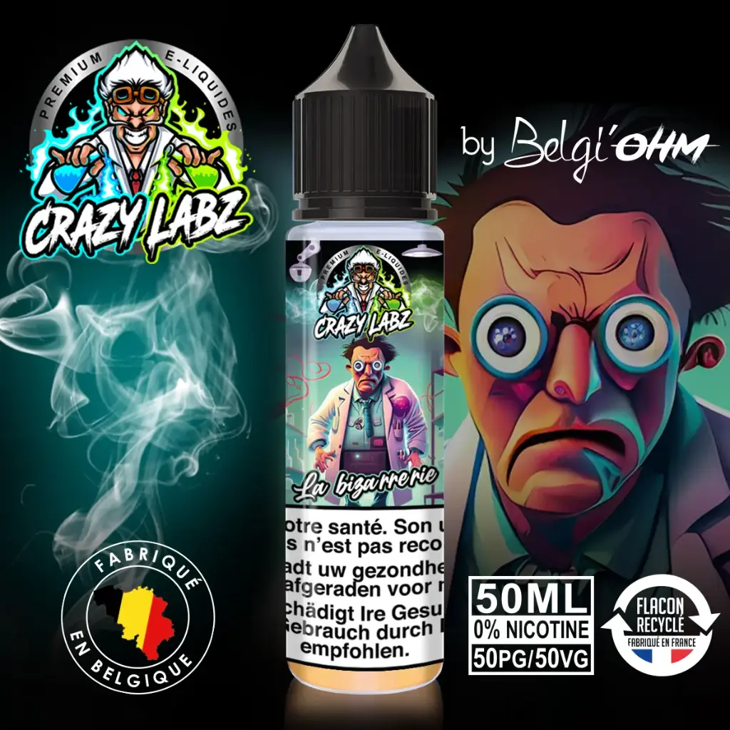 50ML - Crazy Labz - La bizarrerie - TPD BE by Belgi'Ohm