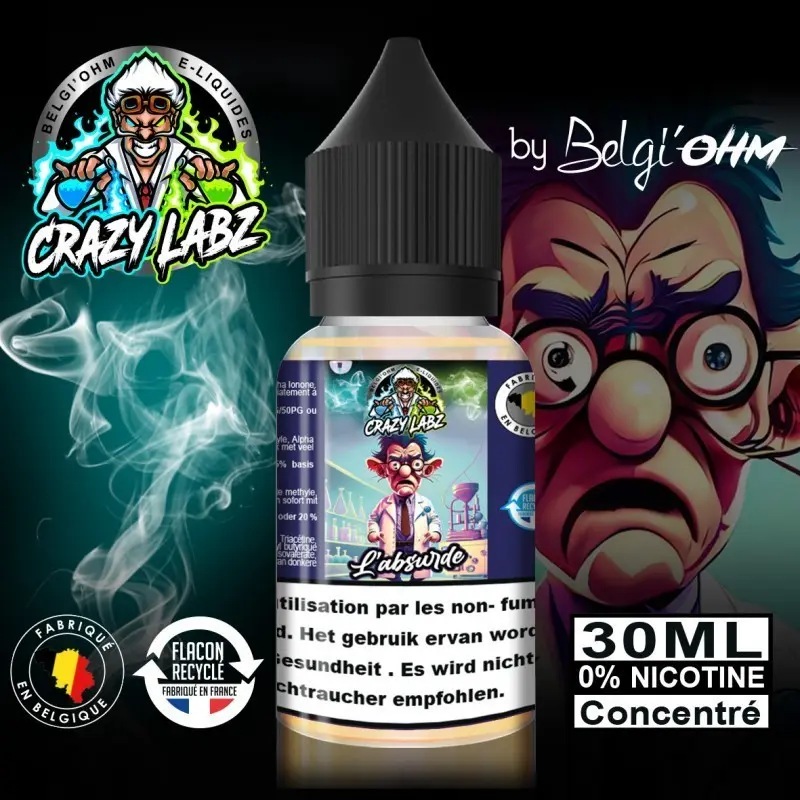 30ML - Crazy Labz - L'absurde - Concentré TPD BE