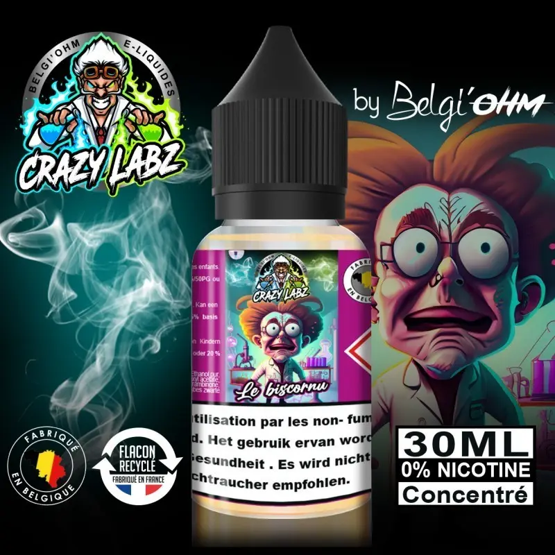 30ML - Crazy Labz - Le biscornu - Concentré TPD BE