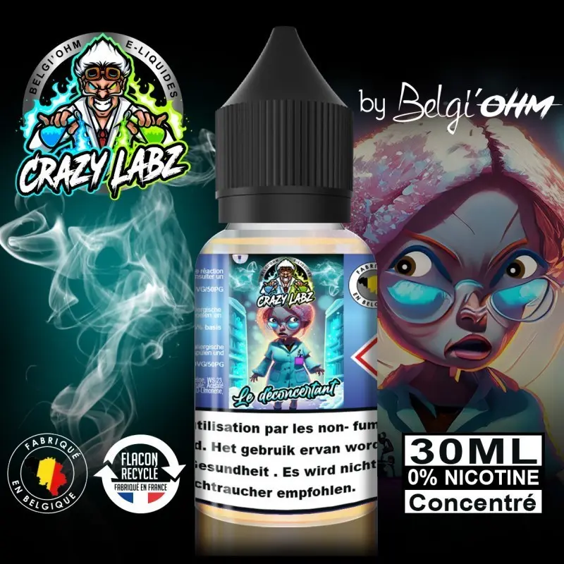 30ML - Crazy Labz - Le déconcertant - Concentré TPD BE