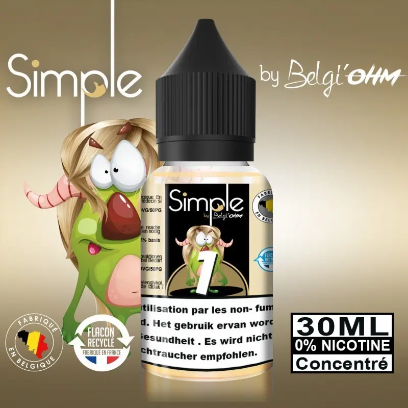 30ML - Simple - No 1 - Concentré TPD BE