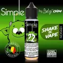 50ML - Simple - No 22 - TPD BE by Belgi'Ohm