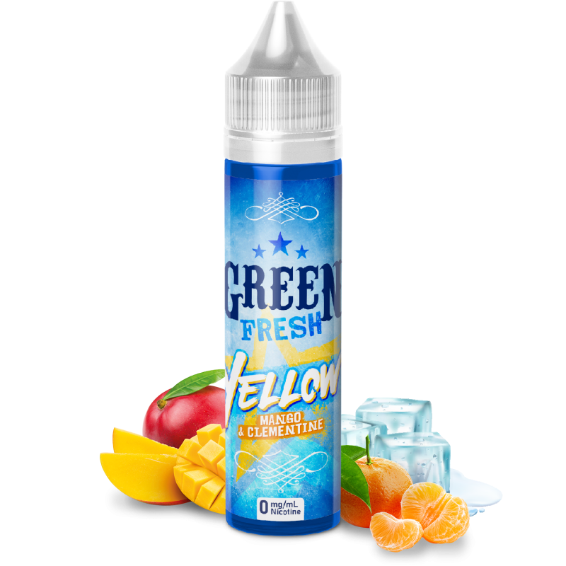 50ML - Green fresh yellow - e-liquide France 