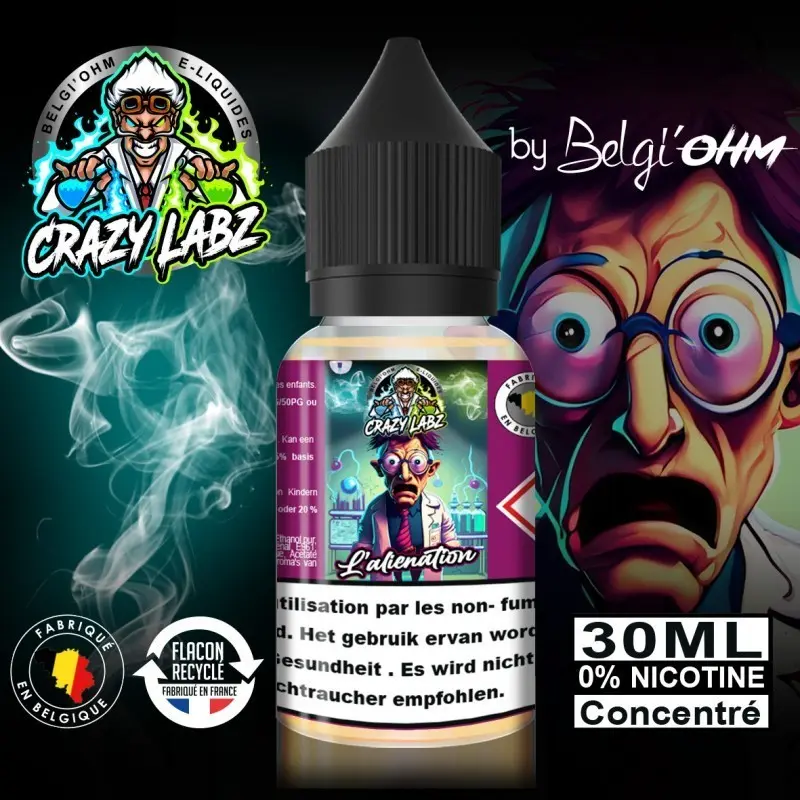 30ML - Crazy Labz - L'Aliénation - Concentré TPD BE