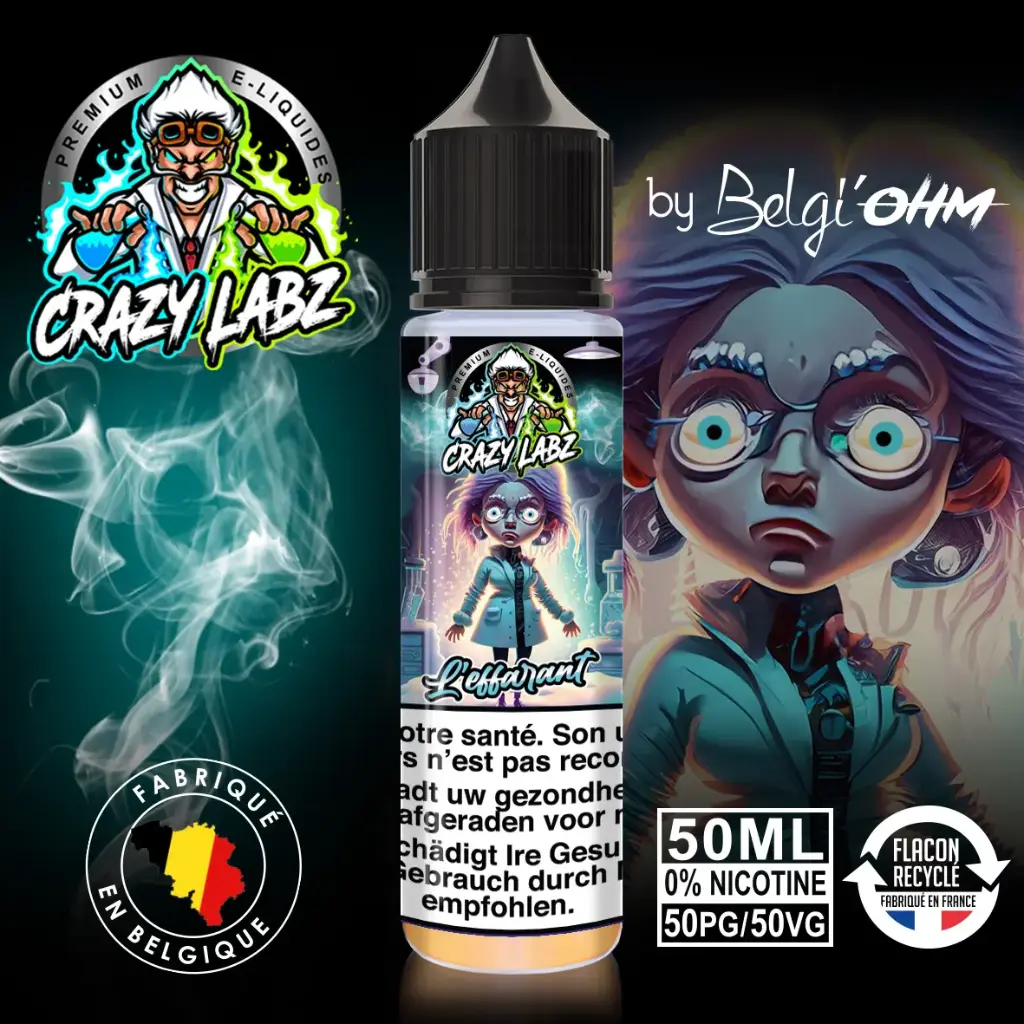 50ML - Crazy Labz - L'Effarant - TPD BE by Belgi'Ohm