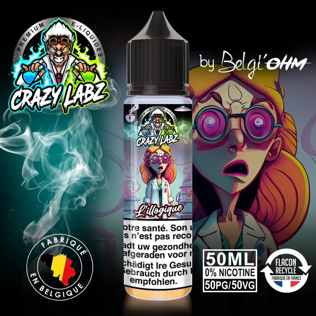 50ML - Crazy Labz - L'Illogique - TPD BE by Belgi'Ohm