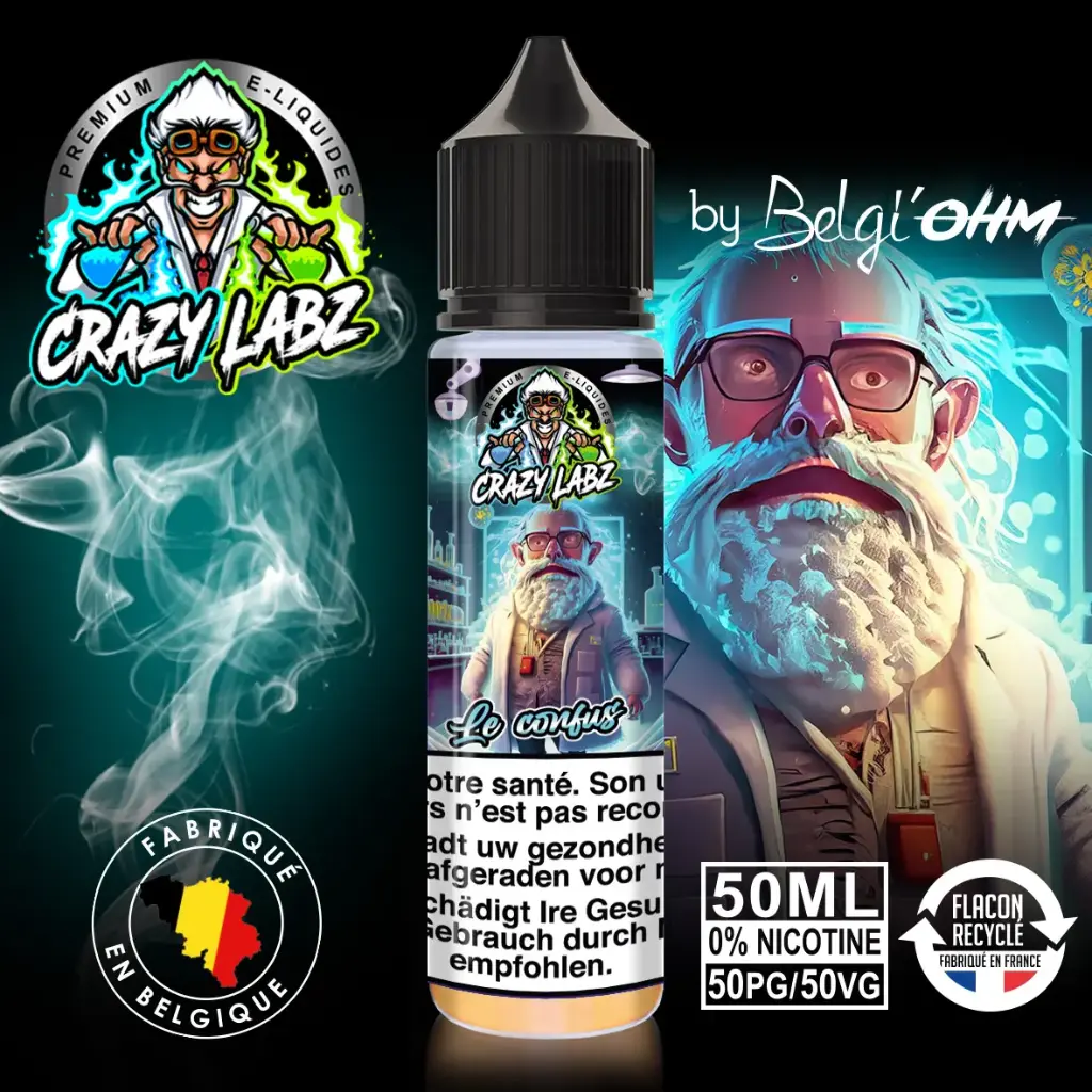 50ML - Crazy Labz - Le Confus - TPD BE by Belgi'Ohm