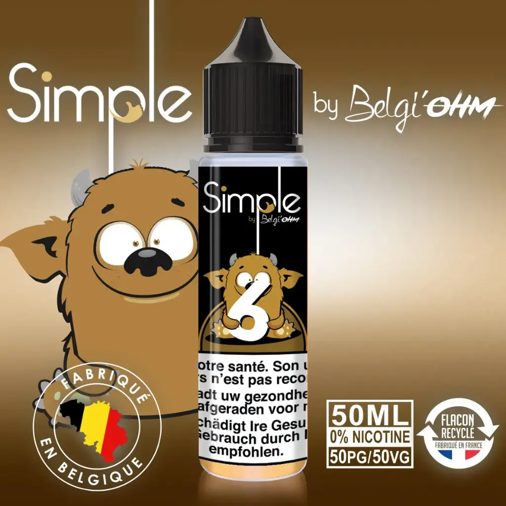 50ML - Simple - No 6 - TPD BE by Belgi'Ohm