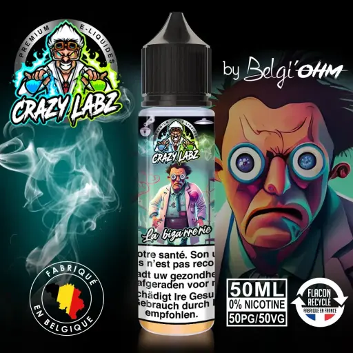 50ML - Crazy Labz - La bizarrerie - TPD BE by Belgi'Ohm