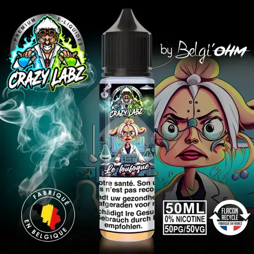 50ML - Crazy Labz - Le loufoque - TPD BE by Belgi'Ohm