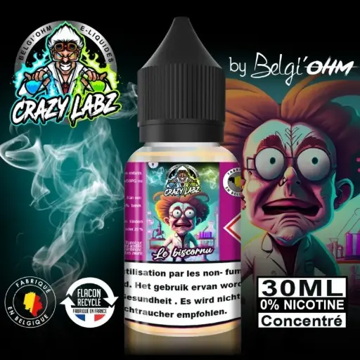 30ML - Crazy Labz - Le biscornu - Concentré TPD BE