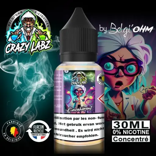 30ML - Crazy Labz - L'incohérent - Concentré TPD BE