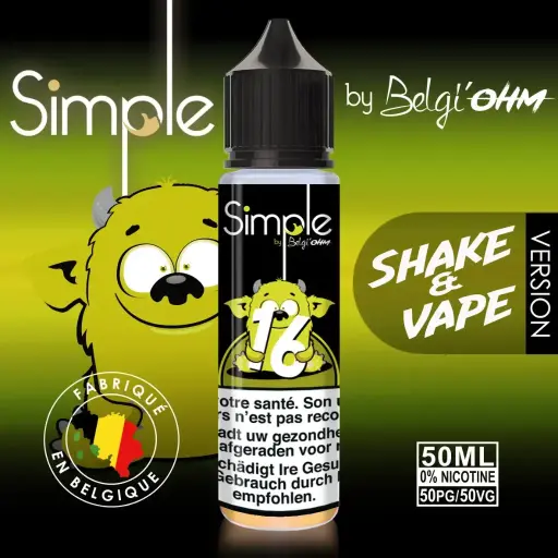 50ML - Simple - No 16 - TPD BE by Belgi'Ohm