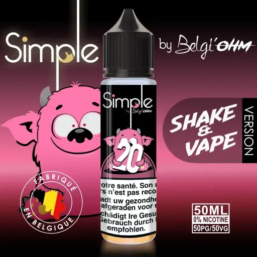50ML - Simple - No 20 - TPD BE by Belgi'Ohm