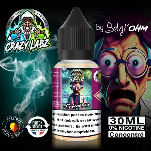 30ML - Crazy Labz - L'Aliénation - Concentré TPD BE