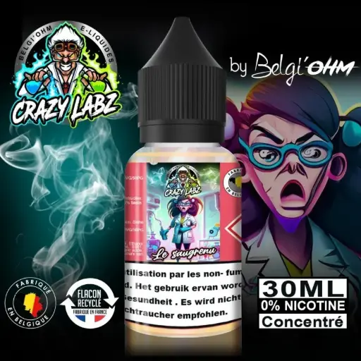 30ML - Crazy Labz - Saugrenu - Concentré TPD BE