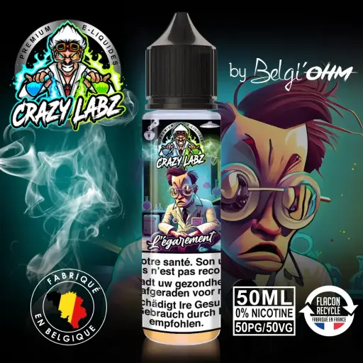 50ML - Crazy Labz - L'Egarement - TPD BE by Belgi'Ohm